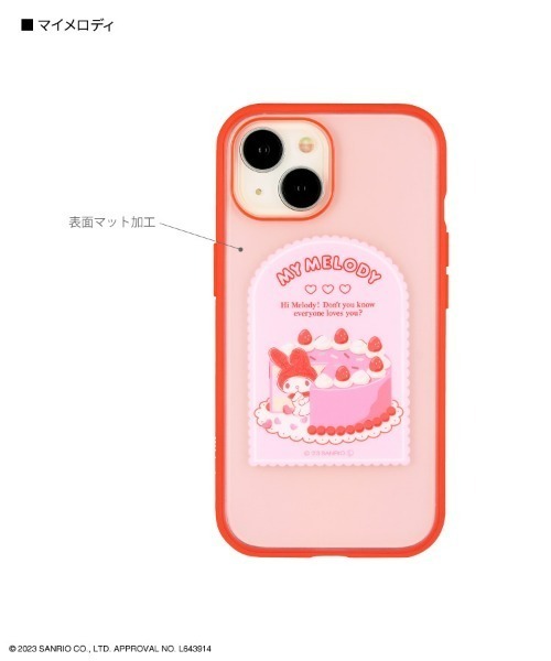 sanrio（サンリオ）の「sanrio/サンリオキャラクターズ　IIIIfit Clear iPhone 15/14/13 対応ケース（スマホケース/カバー・レディース・パープル/クリア/ライトグリーン/レッド/ブルー/ライトブルー・ONE SIZE）」の5枚目の写真