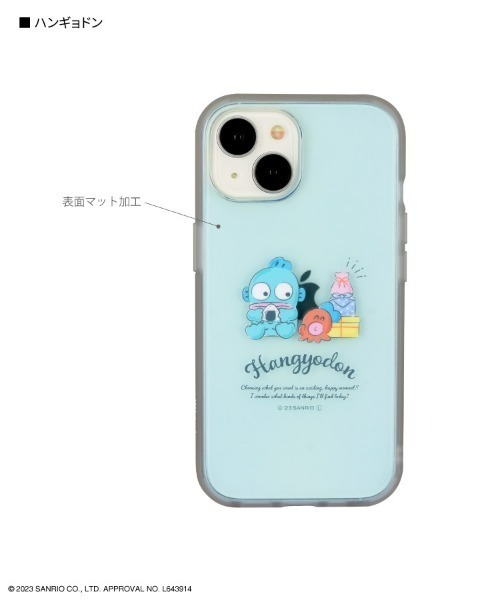 sanrio（サンリオ）の「sanrio/サンリオキャラクターズ　IIIIfit Clear iPhone 15/14/13 対応ケース（スマホケース/カバー・レディース・パープル/クリア/ライトグリーン/レッド/ブルー/ライトブルー・ONE SIZE）」の3枚目の写真