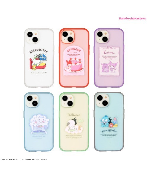 sanrio（サンリオ）の「sanrio/サンリオキャラクターズ　IIIIfit Clear iPhone 15/14/13 対応ケース（スマホケース/カバー・レディース・パープル/クリア/ライトグリーン/レッド/ブルー/ライトブルー・ONE SIZE）」の10枚目の写真