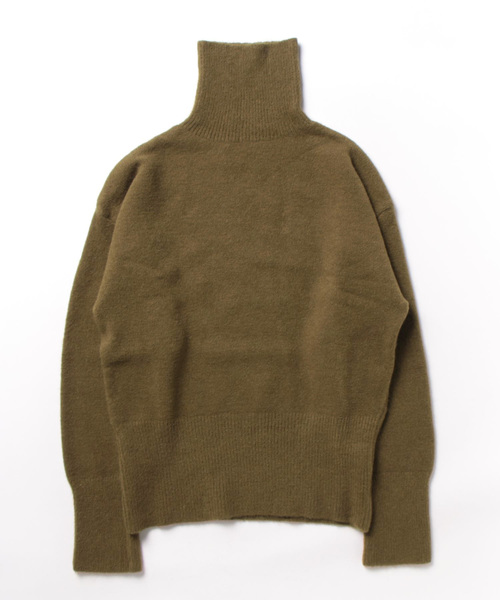 ULEULA（ウルア）の「ハイネックルーズニット（ニット/セーター・レディース・ブラック/アイボリー/ブラウン・FREE）」の17枚目の写真