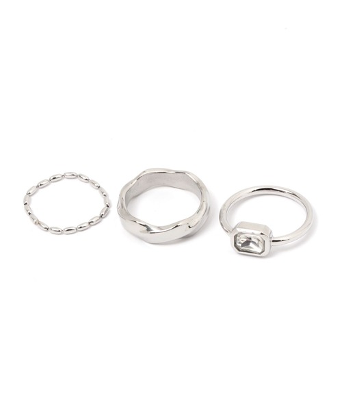 niko and...（ニコアンド）の「ステンレスセットリング（リング・レディース・ブルー/グリーン/その他/レッド・0）」の4枚目の写真