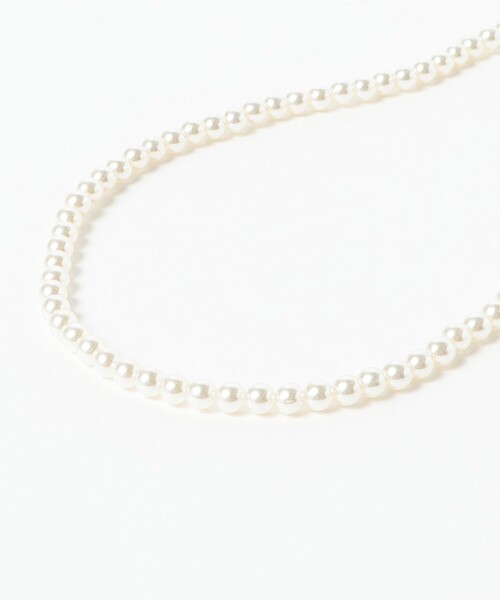 BEAMS HEART(ビームスハート)の「フェイクパール 2連 ロングネックレス(ネックレス・レディース・シルバー/ゴールド・ONE SIZE)」の15枚目の写真