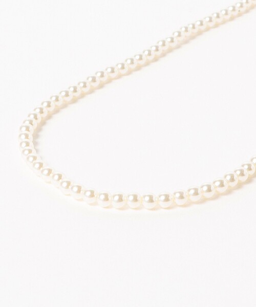 BEAMS HEART(ビームスハート)の「フェイクパール 2連 ロングネックレス(ネックレス・レディース・シルバー/ゴールド・ONE SIZE)」の10枚目の写真