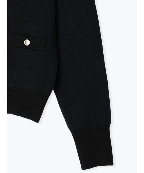 Te chichi（テチチ）の「ツィードライクニットカーディガン（カーディガン/ボレロ・レディース・オフホワイト/ネイビー・F）」の21枚目の写真