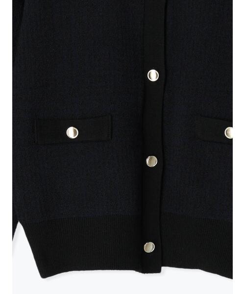 Te chichi（テチチ）の「ツィードライクニットカーディガン（カーディガン/ボレロ・レディース・オフホワイト/ネイビー・F）」の22枚目の写真