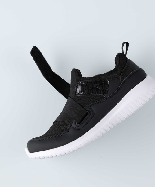 ORiental TRaffic（オリエンタルトラフィック）の「ベルトニットスニーカー（スニーカー・レディース・ブラック/ホワイト・36inch/38inch/37inch/39inch）」の22枚目の写真