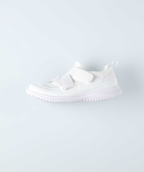 ORiental TRaffic（オリエンタルトラフィック）の「ベルトニットスニーカー（スニーカー・レディース・ブラック/ホワイト・36inch/38inch/37inch/39inch）」の7枚目の写真