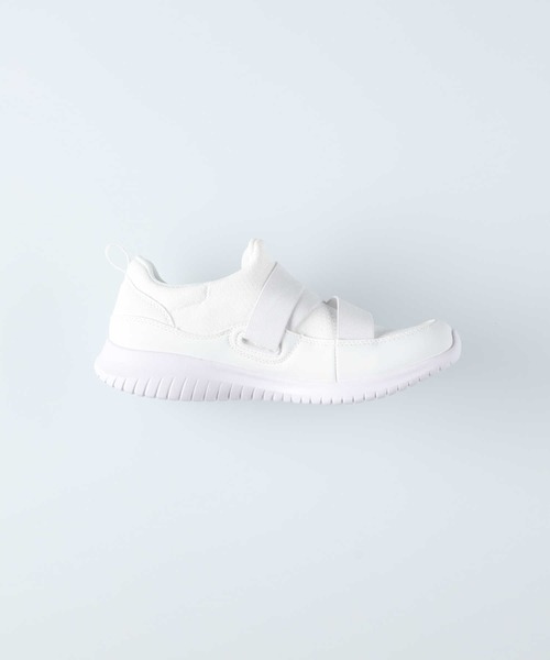 ORiental TRaffic（オリエンタルトラフィック）の「ベルトニットスニーカー（スニーカー・レディース・ブラック/ホワイト・36inch/38inch/37inch/39inch）」の8枚目の写真