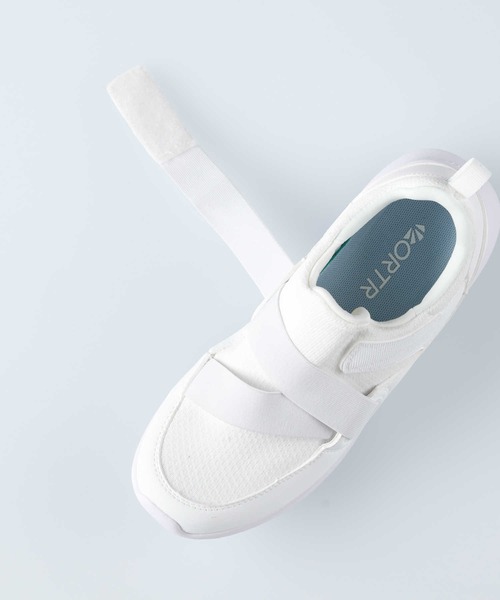 ORiental TRaffic（オリエンタルトラフィック）の「ベルトニットスニーカー（スニーカー・レディース・ブラック/ホワイト・36inch/38inch/37inch/39inch）」の11枚目の写真