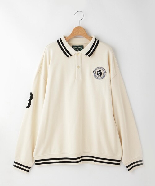 &Bridge(アンドブリッジ)の「GIORDANO 長袖ポロシャツ(ポロシャツ・メンズ・ホワイト系/ブラック/グリーン/ブルー系その他・02/03/04/05/01)」の2枚目の写真