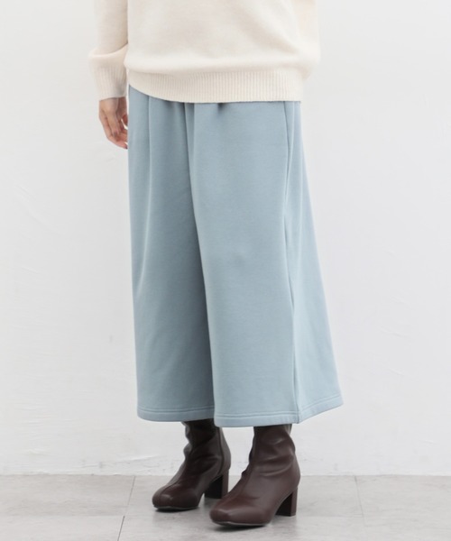Honeys(ハニーズ)の「暖裏起毛あったかガウチョパンツ(その他パンツ・レディース・チャコールグレー/ネイビー/ブルー系その他/ブラック/ベージュ/ライトベージュ・L/LL/S/3L/M)」の6枚目の写真