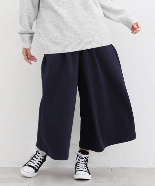 Honeys(ハニーズ)の「暖裏起毛あったかガウチョパンツ(その他パンツ・レディース・チャコールグレー/ネイビー/ブルー系その他/ブラック/ベージュ/ライトベージュ・L/LL/S/3L/M)」の22枚目の写真