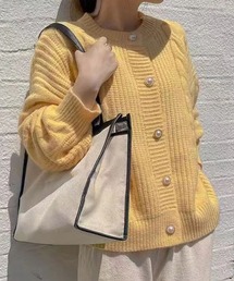 【新品未使用】イエナ IENA seseポンポンカーディガン セーター ニット セール】seseポンポンカーディガン◇（カーディガン/ボレロ）｜IENA