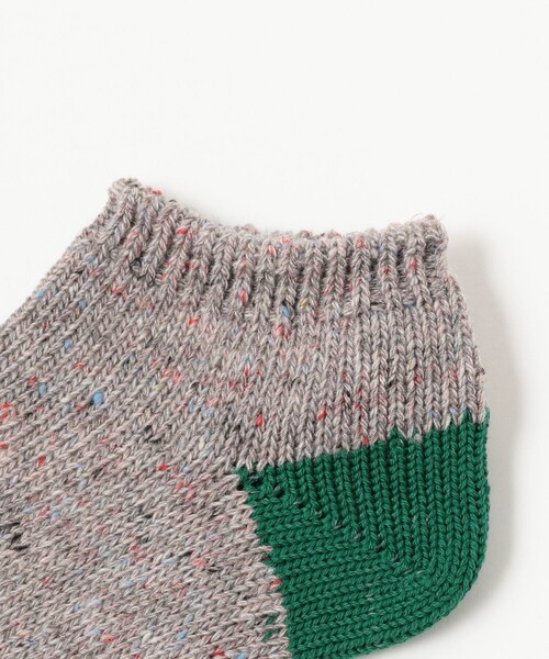 BEAMS（ビームス）の「BEAMS / ネップ アンクルソックス（ソックス/靴下・メンズ・グレー/オフホワイト/ブラック/ネイビー・ONE SIZE）」の7枚目の写真