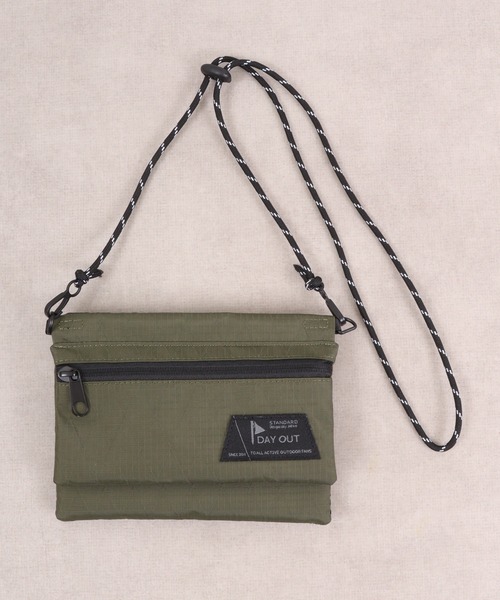 DAY OUT(デイアウト)の「DAY OUT EcOCHE-X Eco bag in Sacoche(ショルダーバッグ・メンズ・ホワイト/イエロー/オリーブ/ブルー/ライトブラウン/ブラック・FREE)」の14枚目の写真