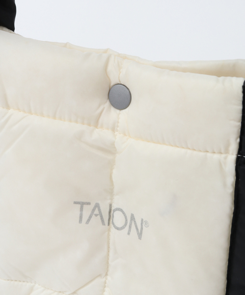 TAION(タイオン)の「【TAION/タイオン】バイカラーダウントートバッグS(トートバッグ・メンズ・ホワイト系その他/ブラック系その他・9)」の8枚目の写真