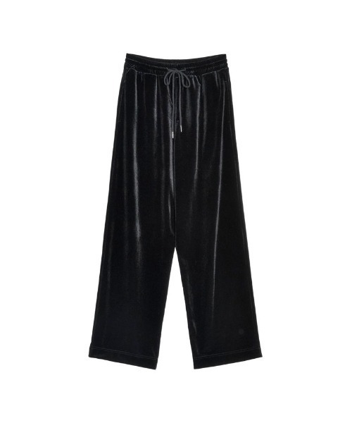Re:EDIT（リエディ）の「[低身長/高身長サイズ有]ベロアドロストストレートトラックパンツ（その他パンツ・レディース・モカ/シルバー/ブラック/ブラック系その他/チャコールグレー・SHORT/LARGE/MEDIUM/TALL）」の11枚目の写真