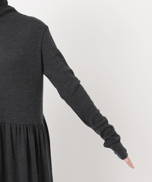 追加》ウールテレコイージーマキシドレス（ワンピース）｜VERMEIL par