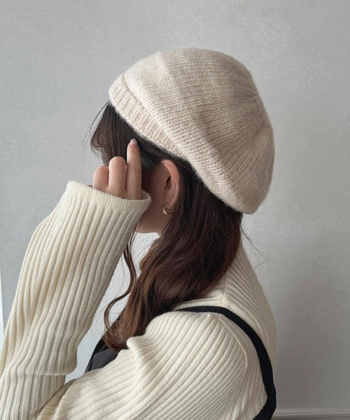 apres jour×ARIAZ】ニットベレー帽（ハンチング/ベレー帽）｜apres
