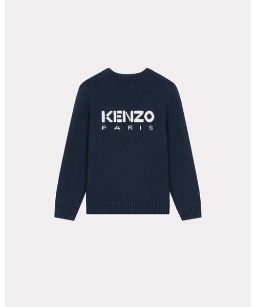 Kenzo Paris ロゴトレーナー ホワイト&ブルー Kenzo Paris ロゴトレーナー ホワイト&ブルー Kenzo トラベル