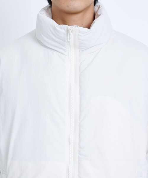 CITY TOKYO（シティトウキョウ）の「シャフトジップアップダウン（ダウンジャケット/コート・メンズ・ホワイト/ブラック・2/1）」の8枚目の写真