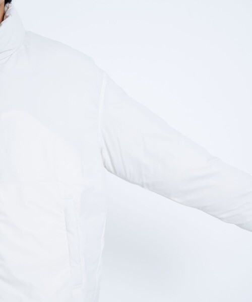 CITY TOKYO（シティトウキョウ）の「シャフトジップアップダウン（ダウンジャケット/コート・メンズ・ホワイト/ブラック・2/1）」の9枚目の写真