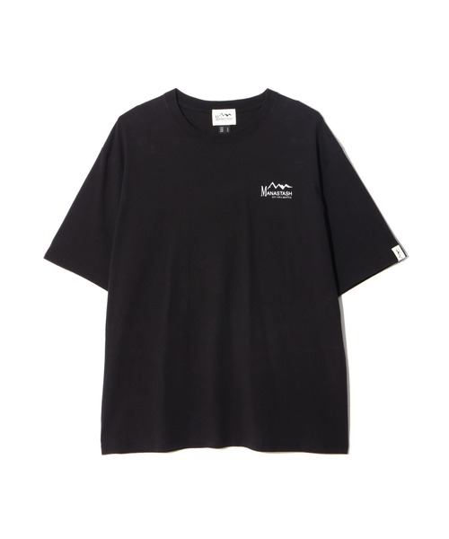 MANASTASH(マナスタッシュ)の「MANASTASH/マナスタッシュ SPONSOR LOGO TEE(Tシャツ/カットソー・メンズ・ホワイト/ブラック・M/L/XL)」の5枚目の写真