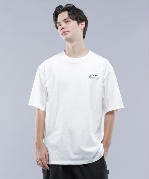 MANASTASH(マナスタッシュ)の「MANASTASH/マナスタッシュ SPONSOR LOGO TEE(Tシャツ/カットソー・メンズ・ホワイト/ブラック・M/L/XL)」の7枚目の写真
