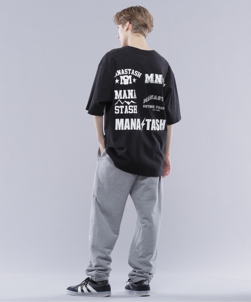MANASTASH(マナスタッシュ)の「MANASTASH/マナスタッシュ SPONSOR LOGO TEE(Tシャツ/カットソー・メンズ・ホワイト/ブラック・M/L/XL)」の16枚目の写真