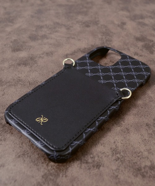 rienda（リエンダ）の「iPhone15 リエンダ [RRロゴ/カード収納付き背面ケース]（スマホケース/カバー・レディース・ベージュ/ネイビー/ブラック・iPhone 15）」の7枚目の写真
