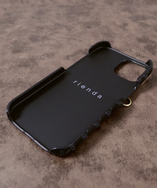 rienda（リエンダ）の「iPhone15 リエンダ [RRロゴ/カード収納付き背面ケース]（スマホケース/カバー・レディース・ベージュ/ネイビー/ブラック・iPhone 15）」の12枚目の写真
