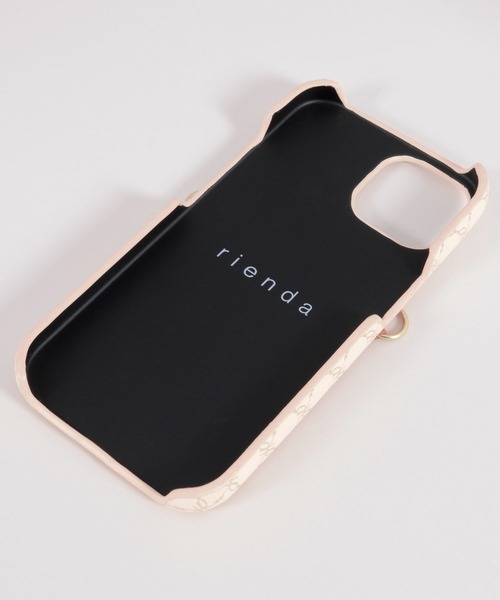 rienda（リエンダ）の「iPhone15 リエンダ [RRロゴ/カード収納付き背面ケース]（スマホケース/カバー・レディース・ベージュ/ネイビー/ブラック・iPhone 15）」の17枚目の写真
