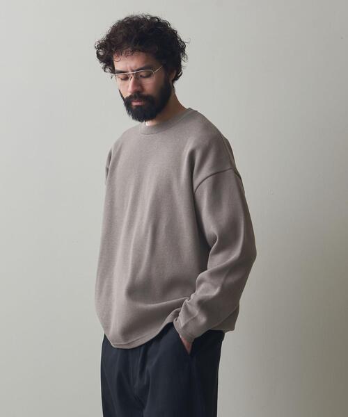 steven alan グレー クルーネックセーター Steven Alan（スティーブンアラン）の「＜Steven Alan