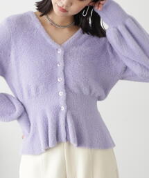 FREE'S MART | ◇ショートシャギーペプラムニットカーデ(カーディガン/ボレロ)