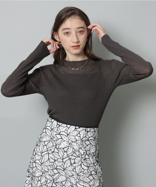 Rirandture（リランドチュール）の「ハイネックシアーリブニット