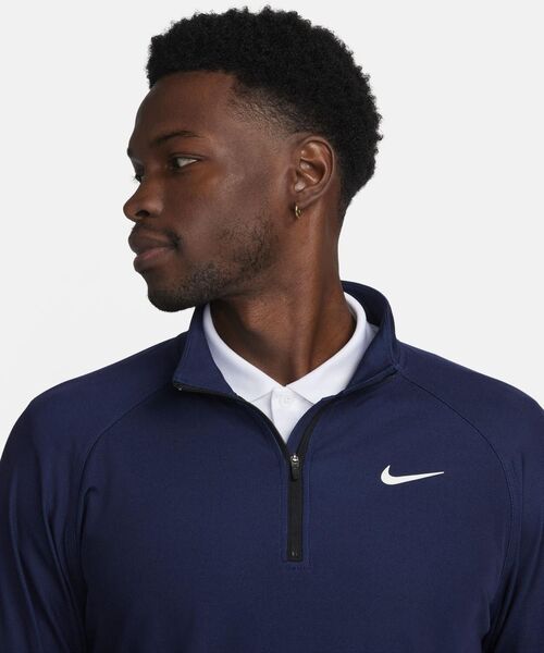 ナイキ ツアー メンズ Dri-FIT ADV ハーフジップ ゴルフトップ NIKE（ナイキ）の「ナイキ ツアー メンズ Dri-FIT ADV 1/2ジップ