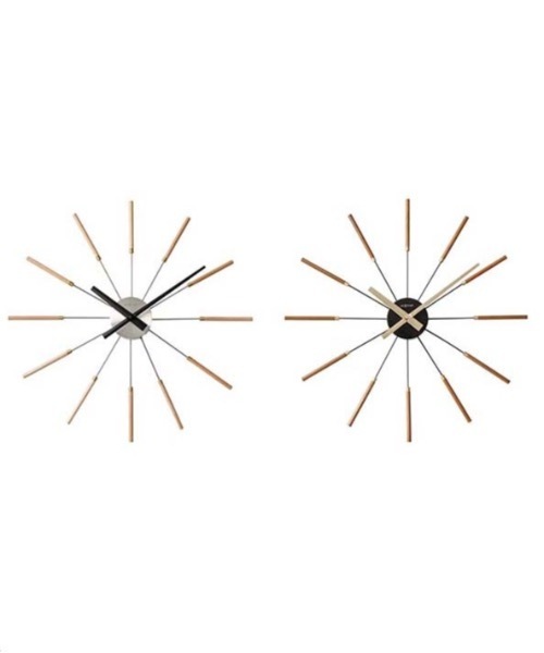 COMMON WARE（コモンウェアー）の「EC:NEXTIME ネクスタイム Radiant clock sunray ラジアントクロックサンレイ（掛け時計・レディース・ナチュラル/ブラウン・FREE）」の3枚目の写真