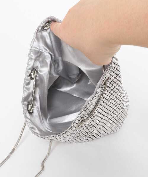 KBF（ケイビーエフ）の「メタリックビーズBAG（ショルダーバッグ・レディース・シルバー/グリーン・ONE）」の18枚目の写真