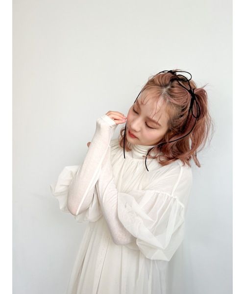 JUMELLE（ジュメロ）の「long ribbon clip（ヘアピン・レディース・ブラック・FREE）」の7枚目の写真