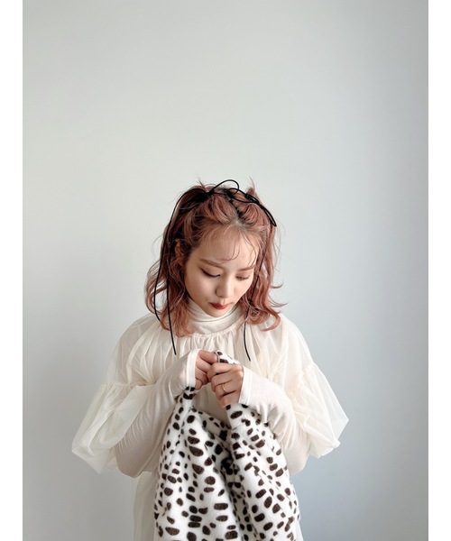 JUMELLE（ジュメロ）の「long ribbon clip（ヘアピン・レディース・ブラック・FREE）」の8枚目の写真