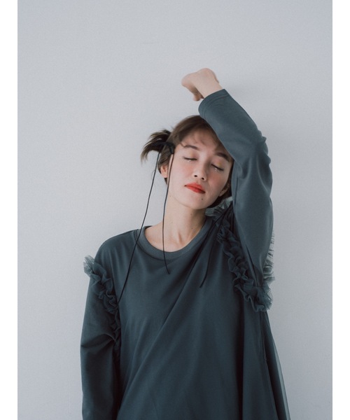 JUMELLE（ジュメロ）の「long ribbon clip（ヘアピン・レディース・ブラック・FREE）」の19枚目の写真