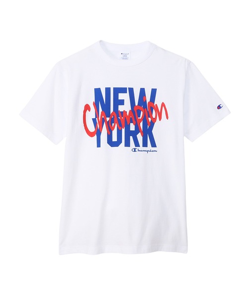 Champion(チャンピオン)の「【Champion/チャンピオン】メンズ ベーシック ラグランショートスリーブTシャツ(Tシャツ/カットソー・メンズ・ホワイト/ネイビー/グレー/ブラック/エメラルド・SMALL/MEDIUM/LARGE/X-LARGE)」の1枚目の写真