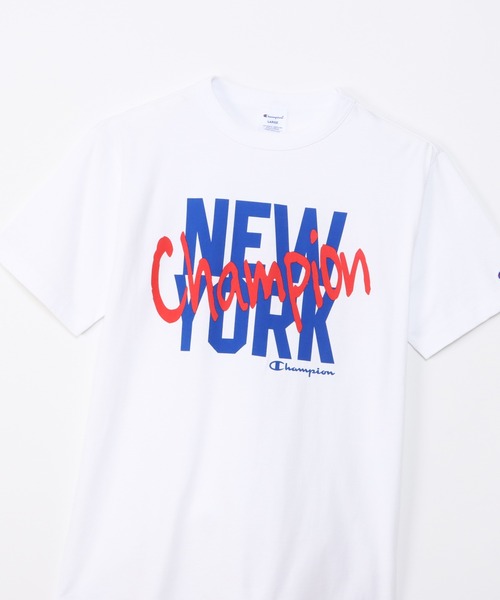 Champion(チャンピオン)の「【Champion/チャンピオン】メンズ ベーシック ラグランショートスリーブTシャツ(Tシャツ/カットソー・メンズ・ホワイト/ネイビー/グレー/ブラック/エメラルド・SMALL/MEDIUM/LARGE/X-LARGE)」の7枚目の写真