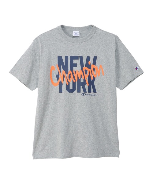 Champion(チャンピオン)の「【Champion/チャンピオン】メンズ ベーシック ラグランショートスリーブTシャツ(Tシャツ/カットソー・メンズ・ホワイト/ネイビー/グレー/ブラック/エメラルド・SMALL/MEDIUM/LARGE/X-LARGE)」の18枚目の写真