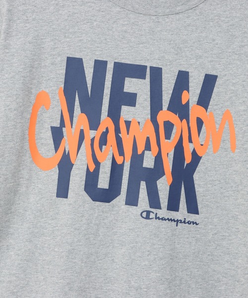Champion(チャンピオン)の「【Champion/チャンピオン】メンズ ベーシック ラグランショートスリーブTシャツ(Tシャツ/カットソー・メンズ・ホワイト/ネイビー/グレー/ブラック/エメラルド・SMALL/MEDIUM/LARGE/X-LARGE)」の19枚目の写真