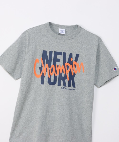 Champion(チャンピオン)の「【Champion/チャンピオン】メンズ ベーシック ラグランショートスリーブTシャツ(Tシャツ/カットソー・メンズ・ホワイト/ネイビー/グレー/ブラック/エメラルド・SMALL/MEDIUM/LARGE/X-LARGE)」の20枚目の写真