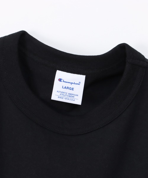 Champion(チャンピオン)の「【Champion/チャンピオン】メンズ ベーシック ラグランショートスリーブTシャツ(Tシャツ/カットソー・メンズ・ホワイト/ネイビー/グレー/ブラック/エメラルド・SMALL/MEDIUM/LARGE/X-LARGE)」の11枚目の写真