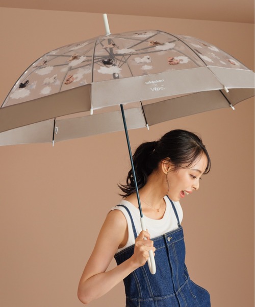 ビニール傘］飛行犬× Wpc. 空飛ぶワンブレラ 雨傘 長傘（長傘）｜Wpc