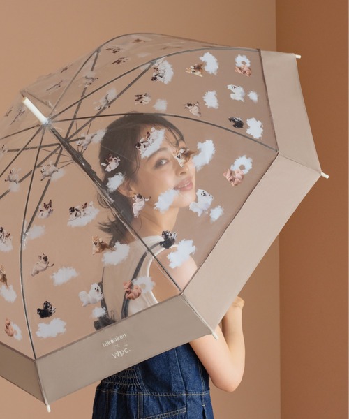 Wpc.（ダブリュピーシー）の「［ビニール傘］飛行犬× Wpc. 空飛ぶワンブレラ 雨傘 長傘（長傘・レディース・ベージュ/オフホワイト・FREE）」の12枚目の写真