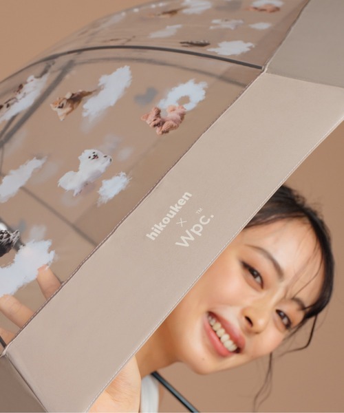 Wpc.（ダブリュピーシー）の「［ビニール傘］飛行犬× Wpc. 空飛ぶワンブレラ 雨傘 長傘（長傘・レディース・ベージュ/オフホワイト・FREE）」の10枚目の写真